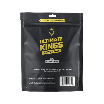 Ultimate Kings - NBA Basketball Mystery Pack (3) Premium Cards Value $250-$2500+