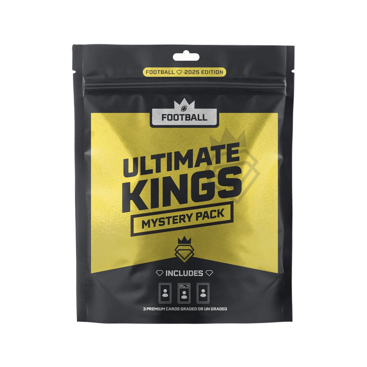 Ultimate Kings - NFL Football Mystery Pack (3) Premium Cards Value $250-$2500+