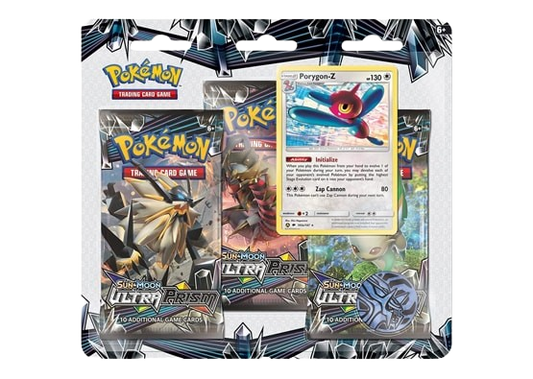 Ultra Prism 3-Pack Blister W/ Porygon-Z