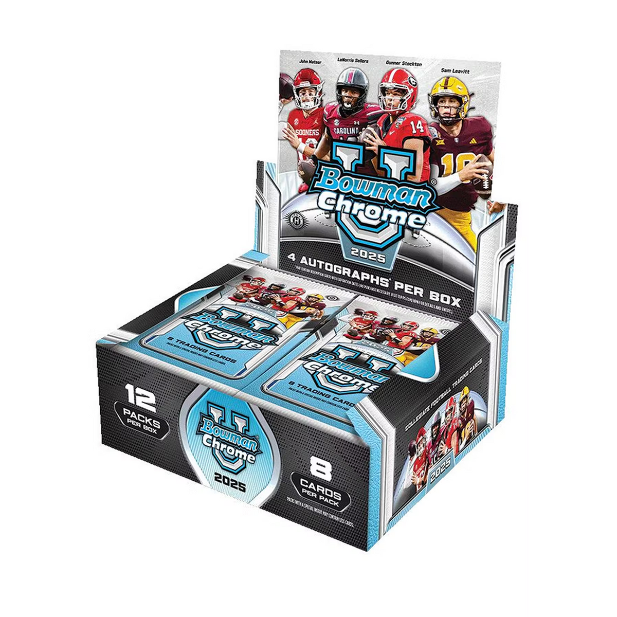 2025 Bowman University Chrome Football Jumbo Box