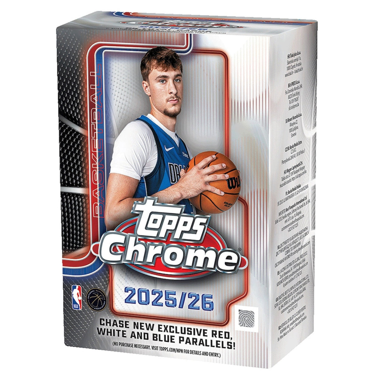 2025-26 Topps Chrome Basketball Blaster Box 40 Box Case