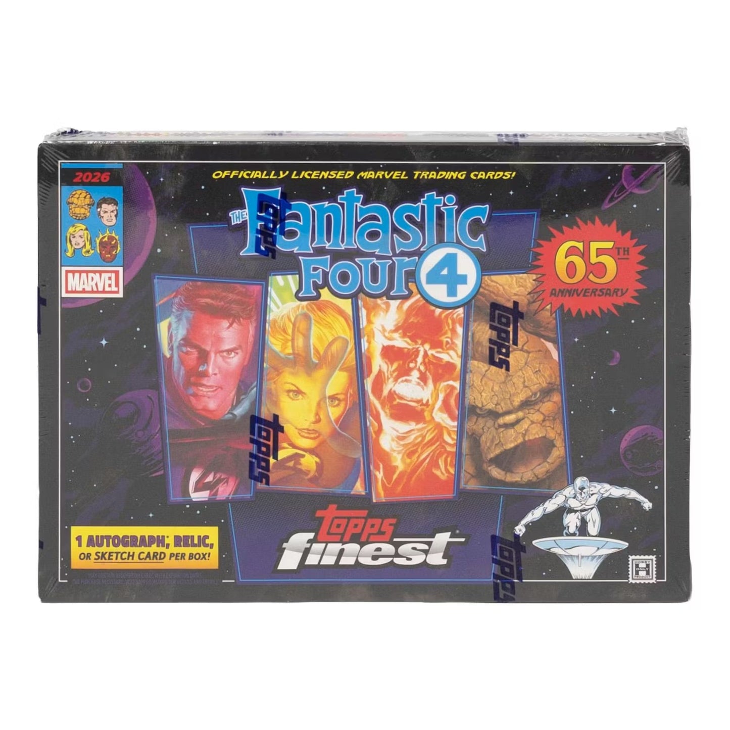 2026 Topps Finest Marvel Fantastic Four Hobby 8 Box Case