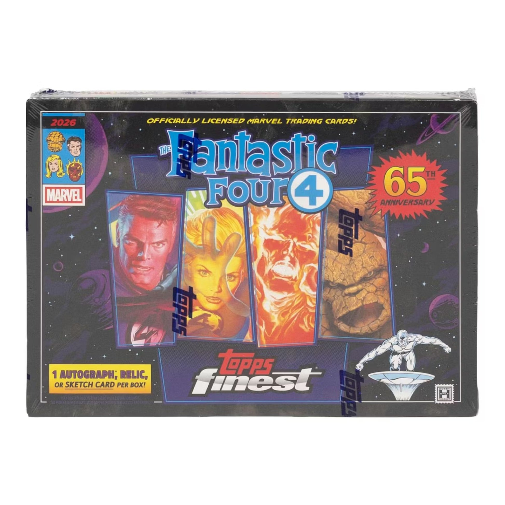 2026 Topps Finest Marvel Fantastic Four Hobby 8 Box Case