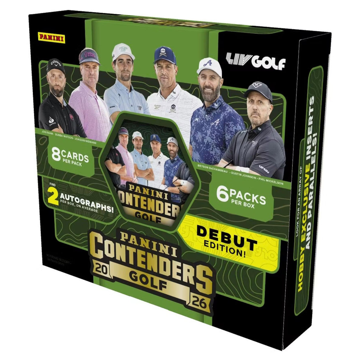 2026 Panini Contenders Liv Golf Hobby 12-Box Case