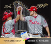 Phillies "Dynamic Duo" Brad Lidge & Carlos Ruiz Dual Autograph
