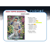 2024 Topps Chrome Baseball Jumbo 8 Box Case