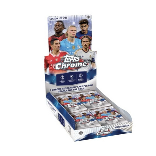 2023/24 Topps Uefa Club Competitions Chrome Soccer Hobby Box