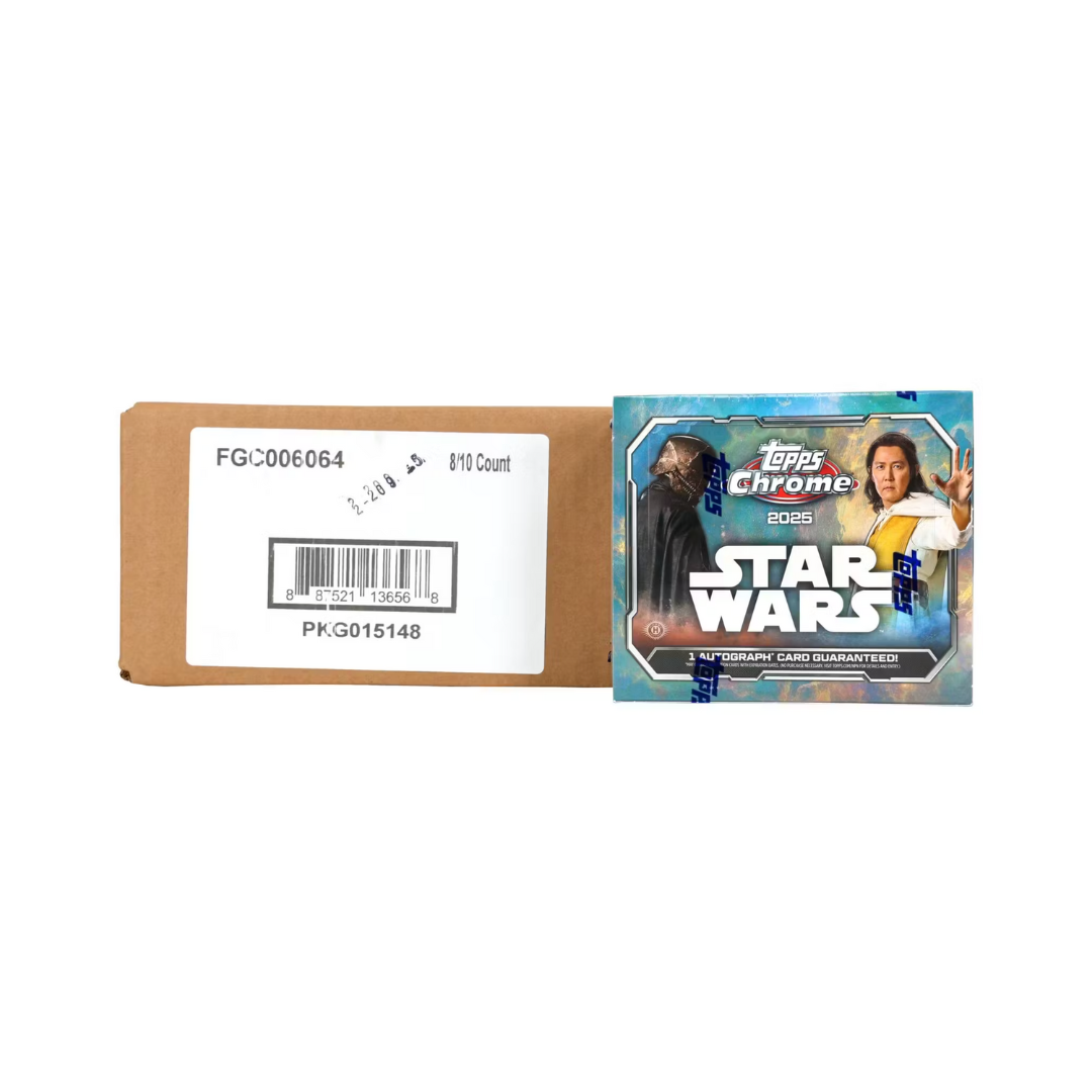 2025 Topps Chrome Star Wars Hobby 8-Box Case