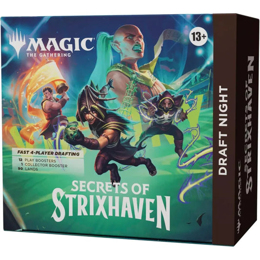 Magic The Gathering Secrets Of Strixhaven Draft Night Box 6 Box Case