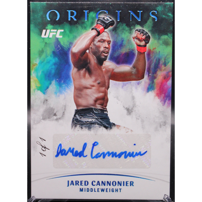 2022 Panini Chronicles UFC - Jared Cannonier Oa-Jcn - Teal Ice 1/1