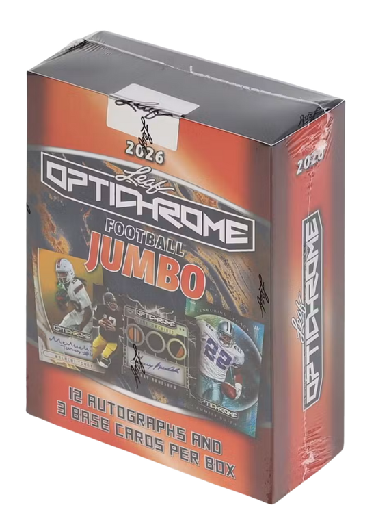 2026 Leaf Optichrome Football Hobby Jumbo Box
