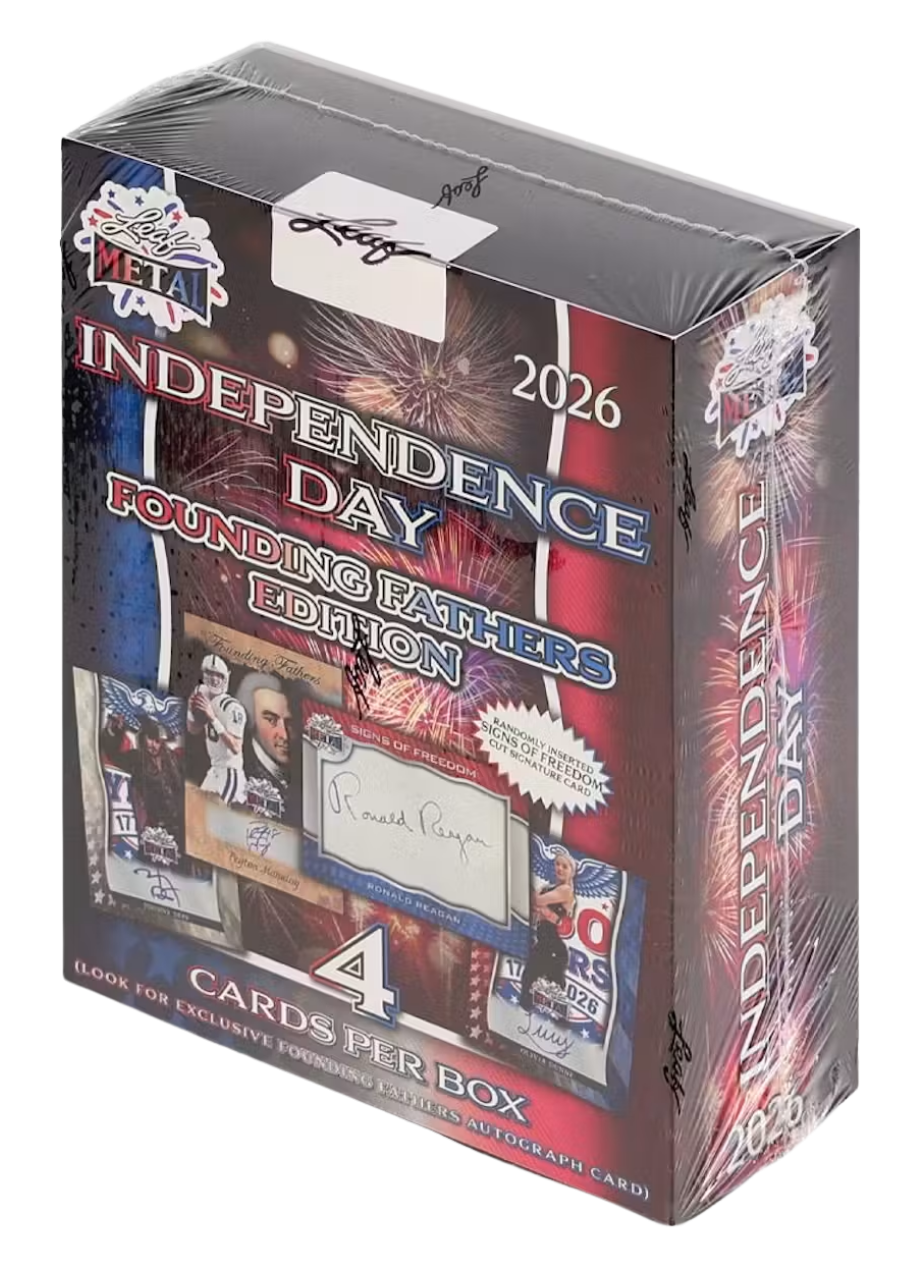 2026 Leaf Metal Independence Day Founding Fathers Box