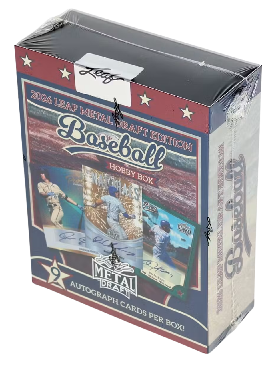 2026 Leaf Metal Draft Baseball Mega Hobby Box