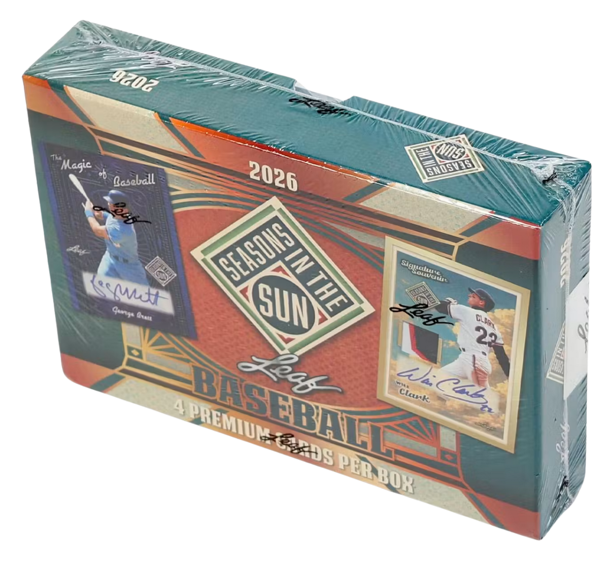 2026 Leaf Seasons In The Sun Baseball Hobby Box