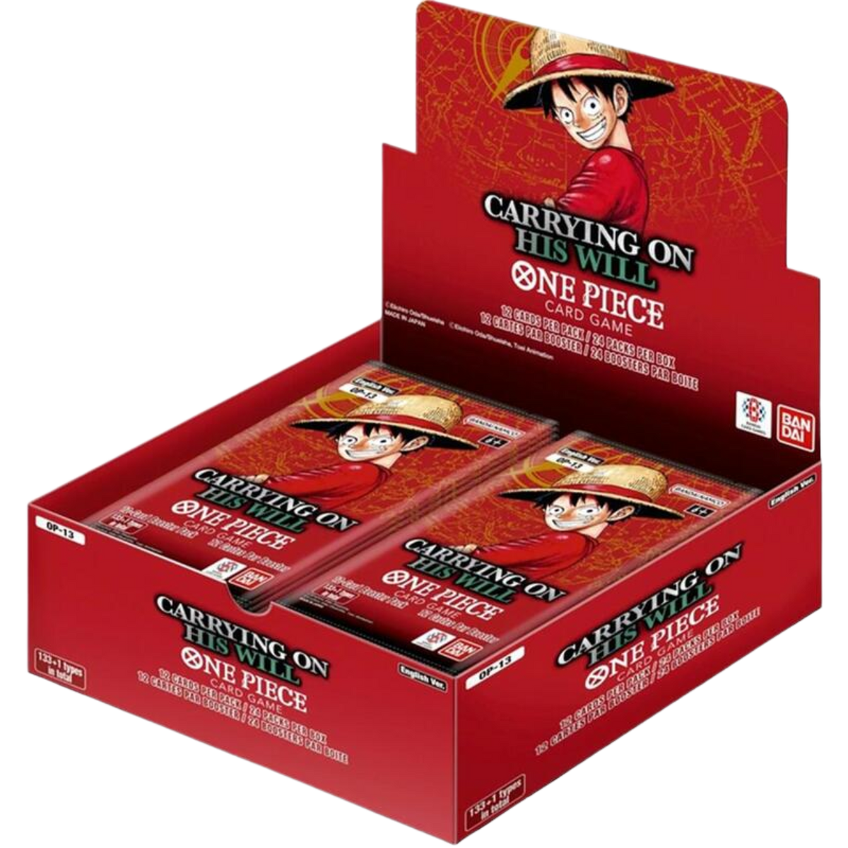 One Piece Card Game - Carrying On His Will Booster Box (Op-13)
