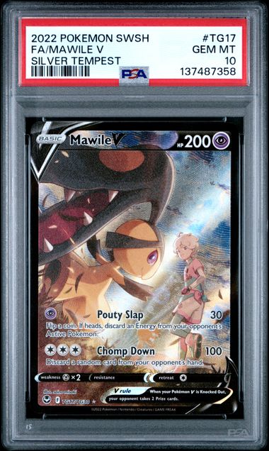 Mawile Pokémon Silver Tempest #Tg17/Tg30 PSA 10