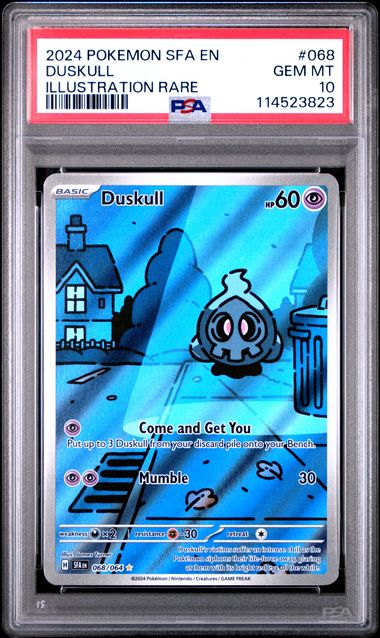 Duskull Ir Pokémon Shrouded Fable #068/064 PSA 10