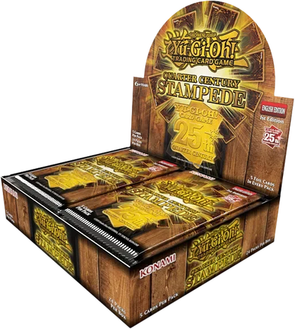 Yu-Gi-Oh! - Quarter Century Stampede - Display Case (12x Booster Boxes)