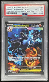 2025 Pokemon Phantasmal Flames #125/094 Mega Charizard X ex Special PSA 10