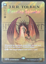 Magic The Gathering Gleaming Splendor Borderless Surge Foil - The Hobbit HOB