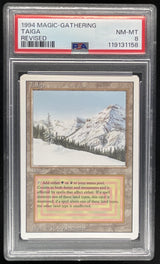 1994 Magic: The Gathering Unlimited #NNO Taiga PSA 8