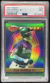 1994 Topps Finest Refractors #232 Ken Griffey Jr. PSA 9