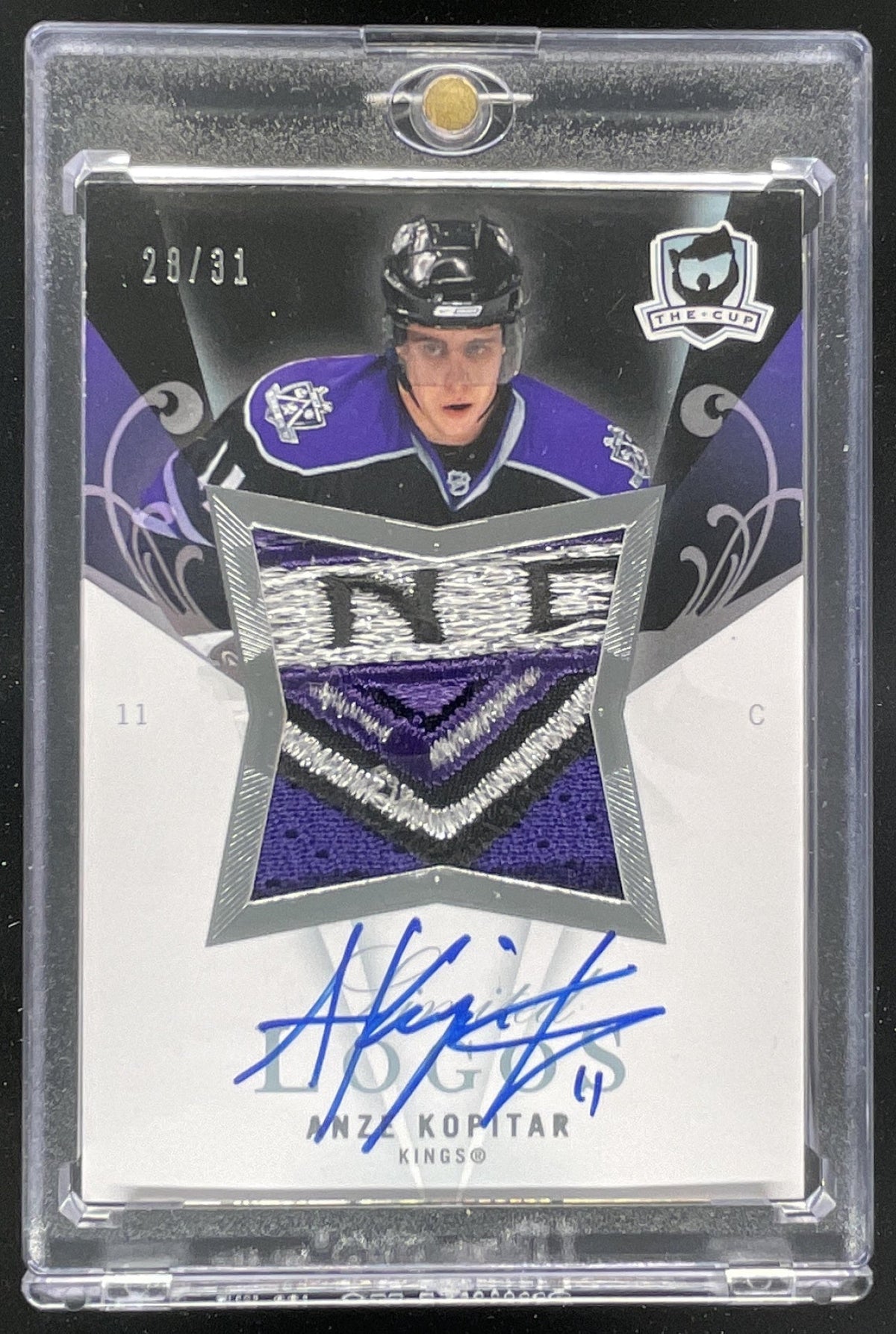 2007-08 Upper Deck The Cup Limited Logos #LL-AK Anze Kopitar Autograph Auto /31