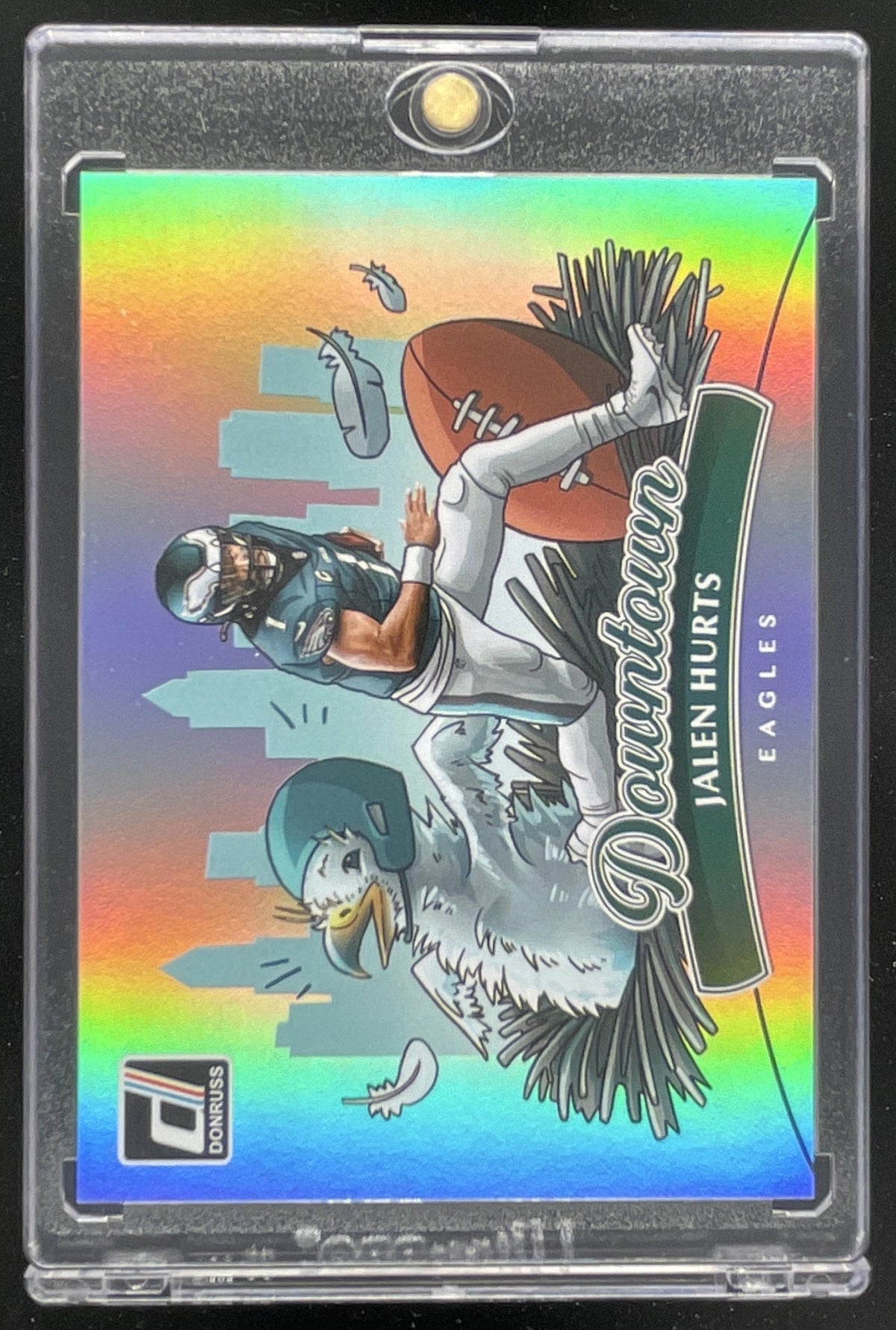 2025 Panini Donruss Downtown! Horizontal SP #3 Jalen Hurts