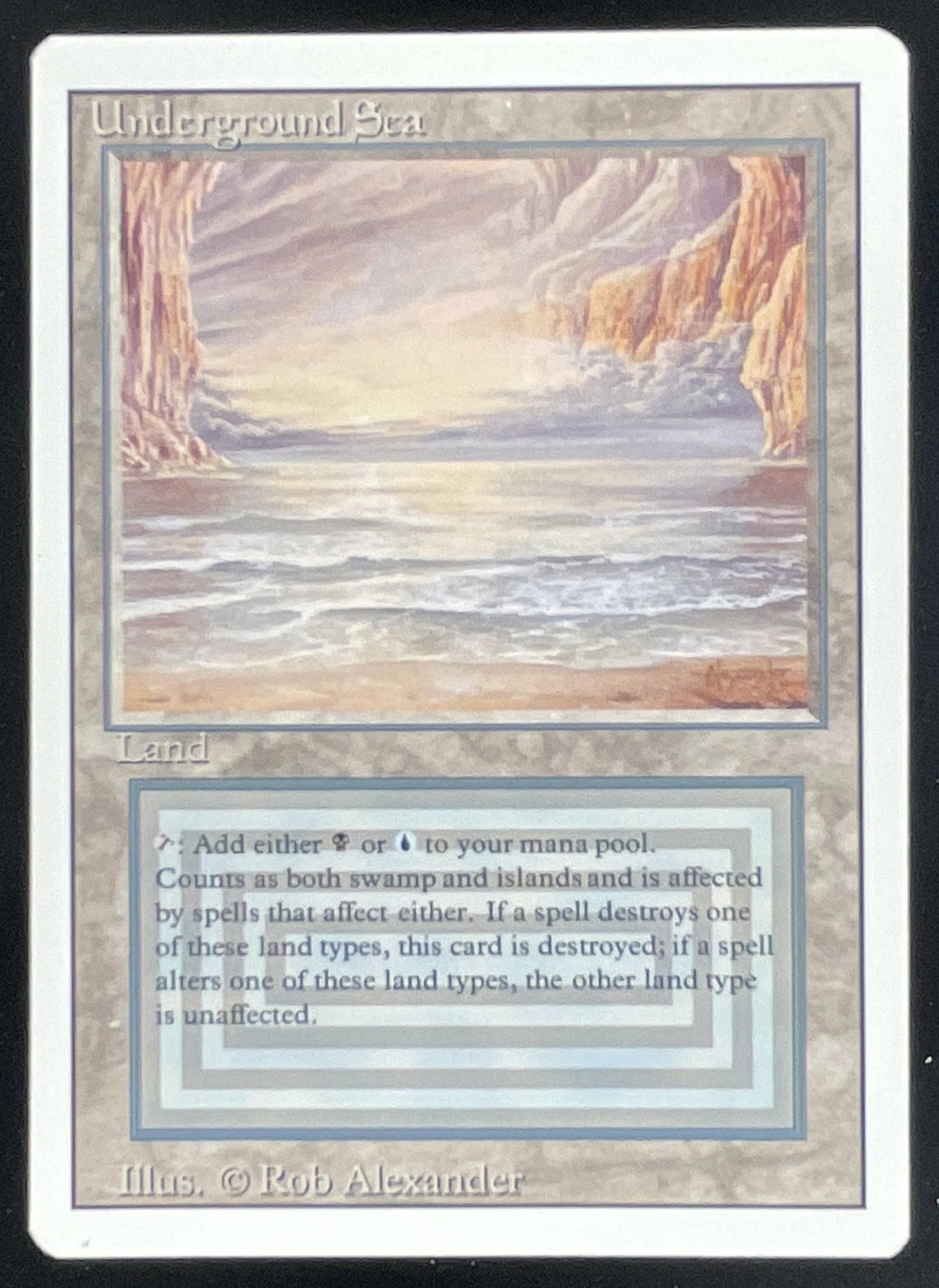 Magic The Gathering Underground Sea - Revised Edition