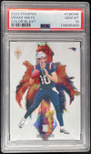 2024 Panini Phoenix Color Blast #CB-DME Drake Maye RC SSP PSA 10