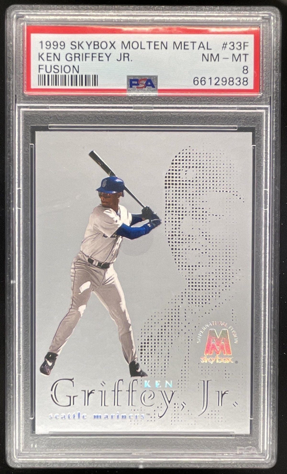 1999 Skybox Molten Metal Fusion #33F Ken Griffey Jr. PSA 8
