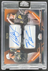 2026 Topps Chrome Black Pitch Dual Orange Bubba Chandler Paul Skenes Auto /25