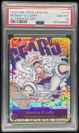 2023 One Piece Awakening of the New Era Secret Rare Monkey D. Luffy PSA 10