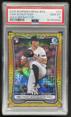 2026 Bowman Mega Box Chrome Gold Mojo Refractor #53 Cam Schlittler RC /50 PSA 10