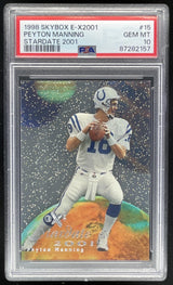 1998 Skybox E-X2001 Star Date 2001 #15S Peyton Manning RC PSA 10