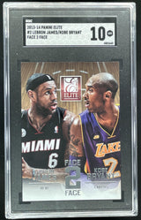 2013-14 Panini Elite Face 2 Face #2 LeBron James Kobe Bryant SGC 10