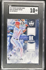2018 Panini Diamond Kings DK Materials #DKM-SO Shohei Ohtani RC SGC 10