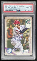 2018 Topps Gypsy Queen #89 Shohei Ohtani RC PSA 10