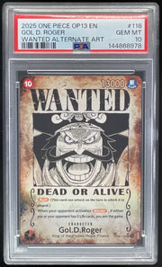 2025 One Piece Carrying On His Will Special Card #OP09-118 Gol D. Roger PSA 10