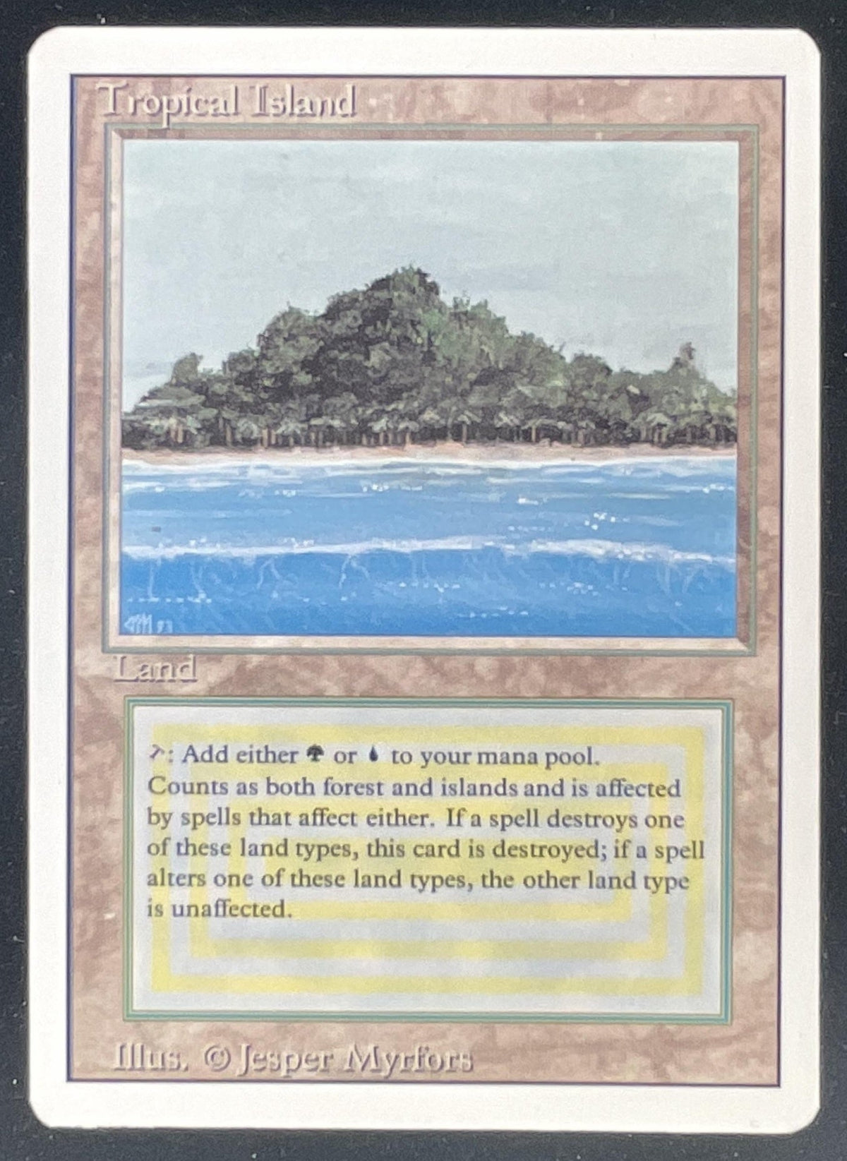 1993 Magic: The Gathering Unlimited #NNO Tropical Island