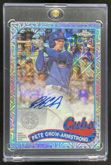 2024 Topps 1989 35th Anniversary Chrome #2T89C-64 Pete Crow-Armstrong RC Auto