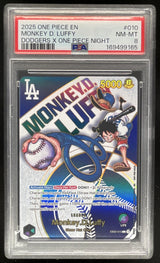 2025 One Piece Anime 25th Collection #EB02-010 Monkey D. Luffy Leader PSA 8