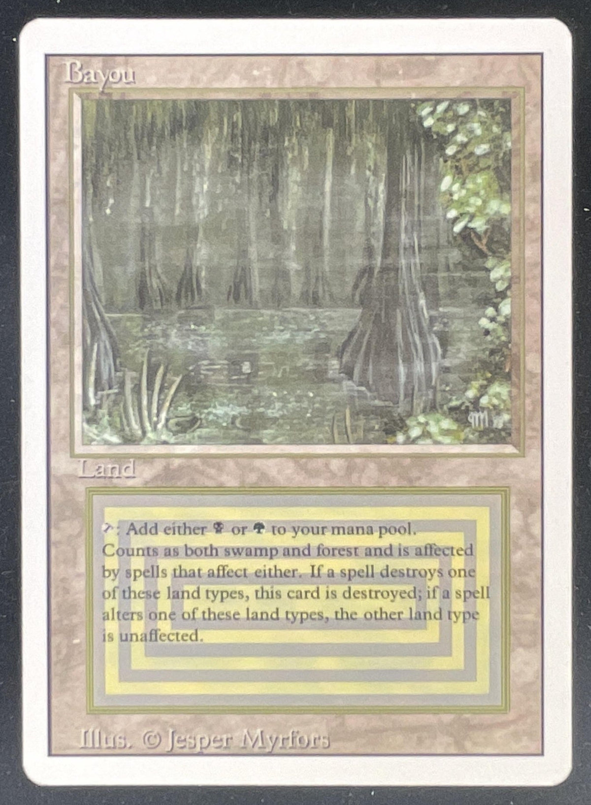 1993 Magic: The Gathering Unlimited #NNO Bayou