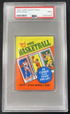 1980 Topps Basketball Sealed Wax Pack PSA 9