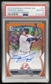 2023 Bowman Chrome Mojo Chrome Orange #BCMA-SJ Spencer Jones Auto /25 PSA 10