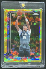 2025-26 Topps Chrome Update Sapphire Gold Refractor #155 Ace Bailey RC /50
