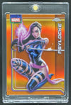 2026 Topps Chrome Marvel Comics Orange Refractor #092 Psylocke /25