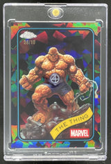 2026 Topps Chrome Marvel Comics Sapphire Black Refractor #109 The Thing /10