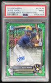 2025 Bowman Chrome Prospect Green Shimmer #CPA-JM Jesus Made RC Auto /99 PSA 9