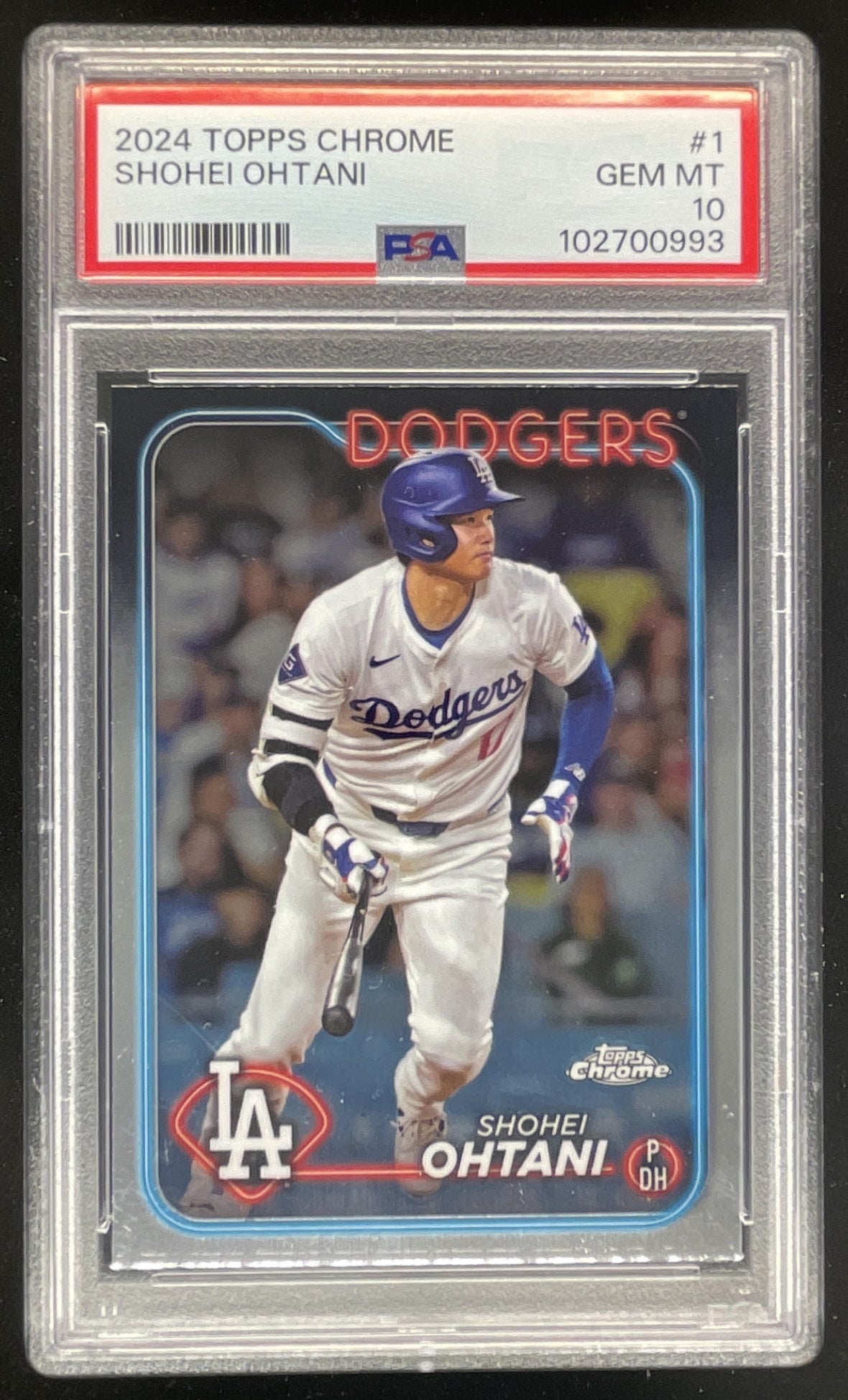 2024 Topps Chrome #1 Shohei Ohtani PSA 10